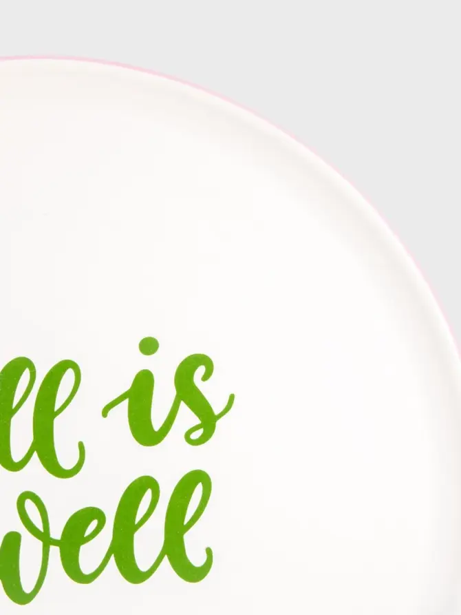 Talerz SERRA do pizzy "all is well" 32 cm
