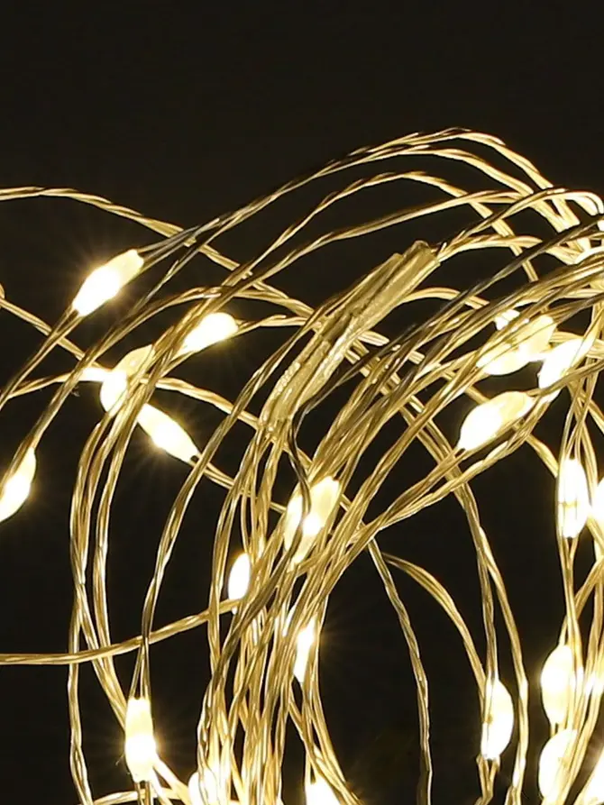 Lampki LARRY choinkowe świetlne ciepły biały 240 LED, 24 m