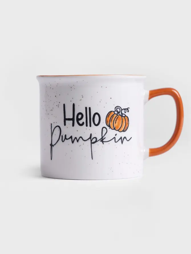 Kubek PALLI hello pumpkin z pomarańczowym uchem 0,4 l