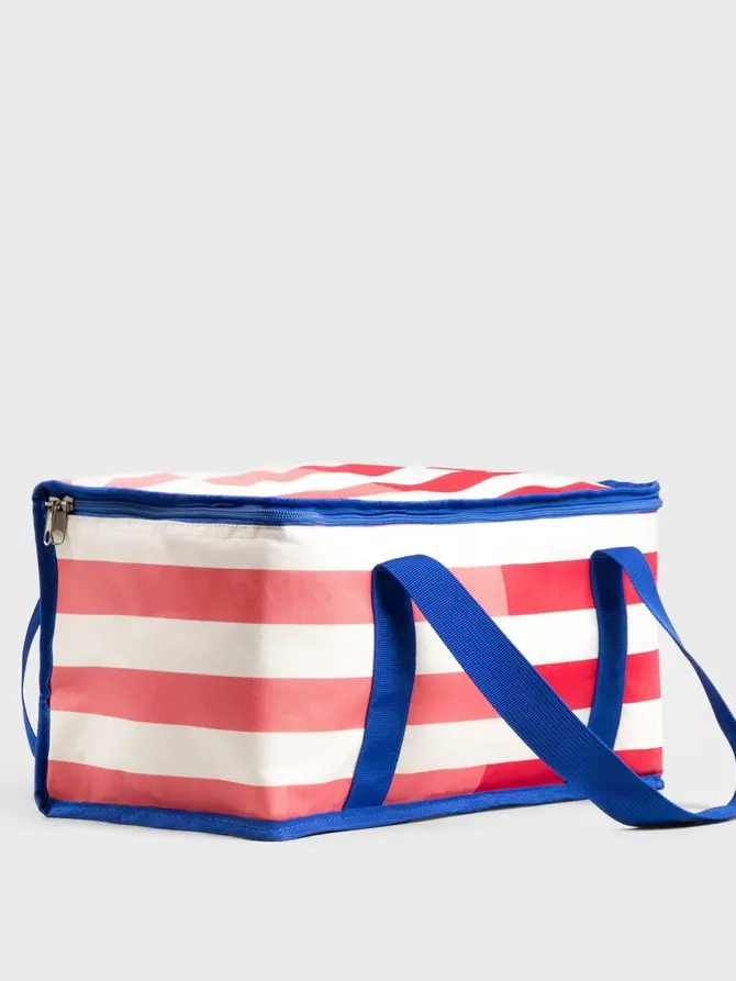 Torba termiczna COLOUR BLOCKS w paski 35 x 20 x 20 cm