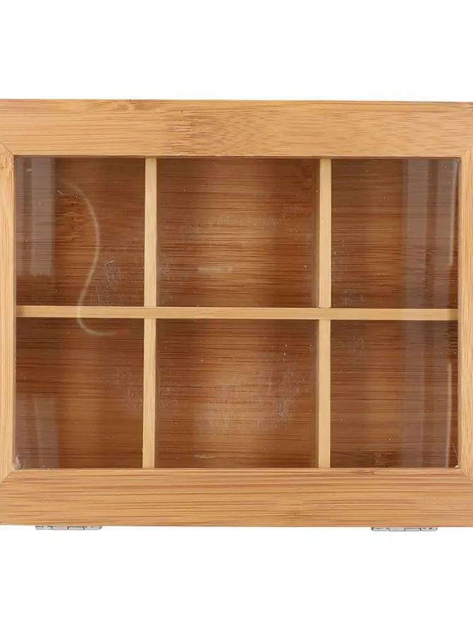 Organizer BAMBOU zamykany bambusowy 21x16 cm