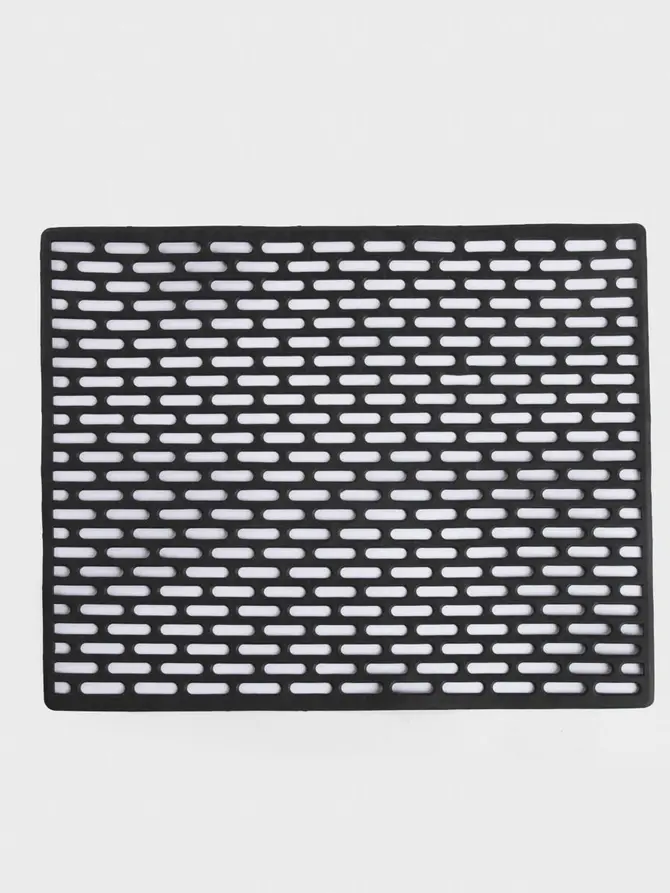 Mata EASY CLEAN do zlewu czarna 33x28 cm
