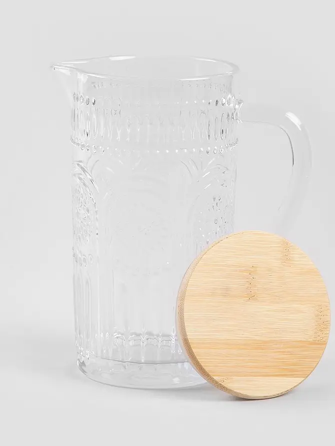 Zestaw dzbanek i szklanki Lobos Z pokrywką 1000ml + 4x300ml