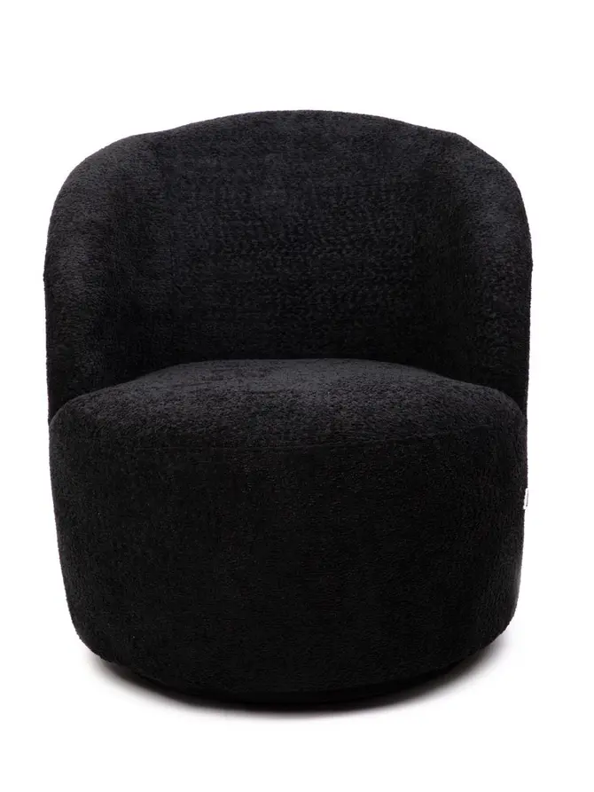 Fotel SVINGEN obrotowy czarny 65.5x77x69cm