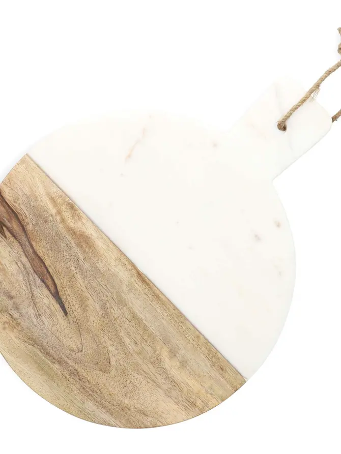 Deska MARBLE dekoracyjna biała 30 cm