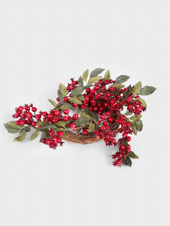 Wieniec RUBY HAWTHORN czerwony 40 cm