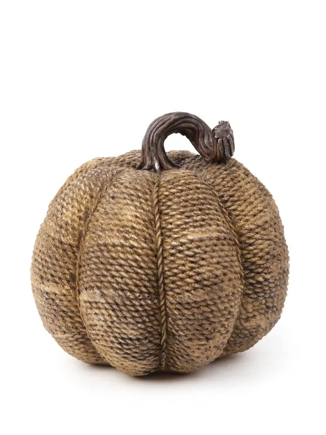 Dynia PUMPKIN z teksturą pomarańczowa 18x18x17 cm