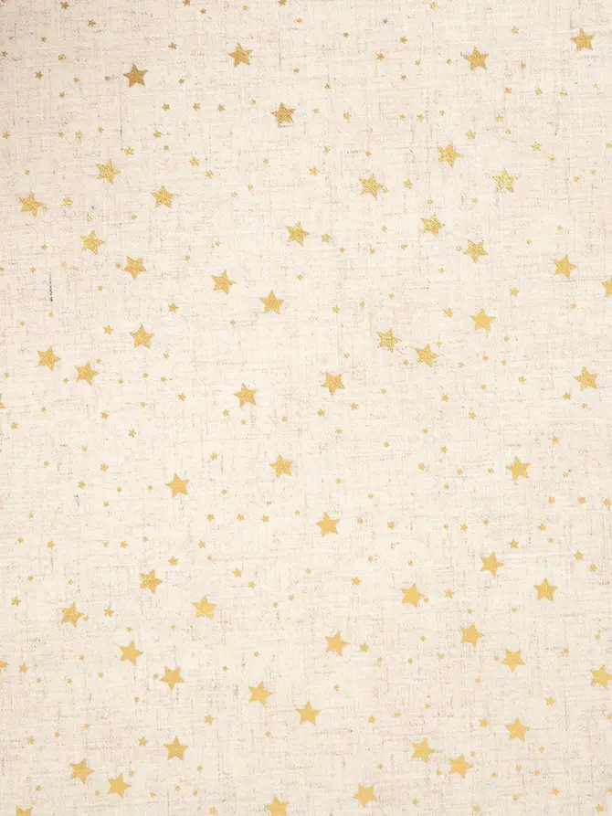 Obrus STARSE w gwiazdki naturalny 130x180 cm