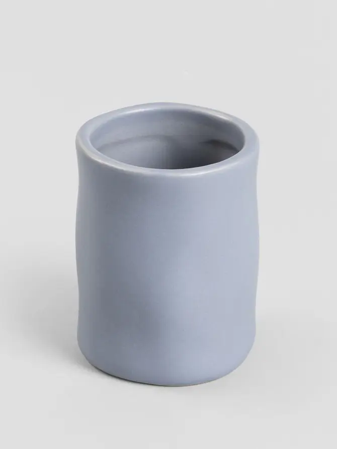 Kubek łazienkowy MAGRIT niebieski 7,5x12,5 cm