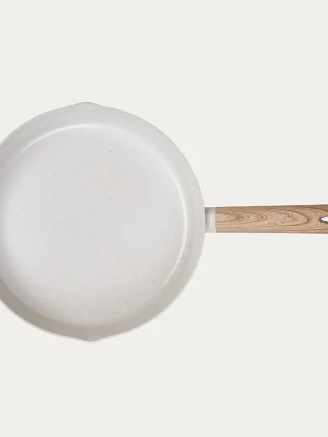 Patelnia LOREBURN z powłoką ceramiczną śmietankowa 28 cm