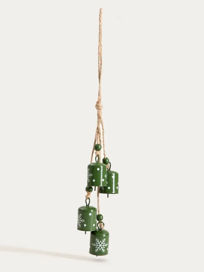 Zawieszka SASI dzwonki okrągłe zielone 34 cm