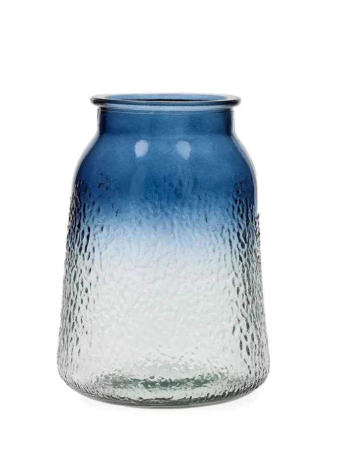 Wazon AMREY ombre granatowy 13x18 cm