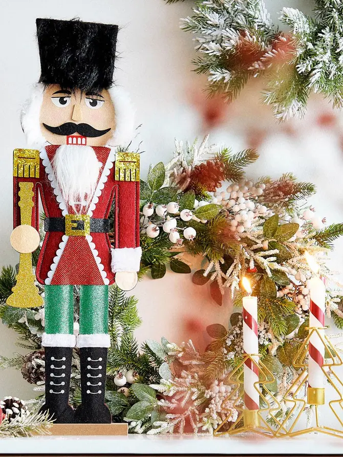 Figurka NUTCRACKER filcowa dziadek do orzechów 60 cm