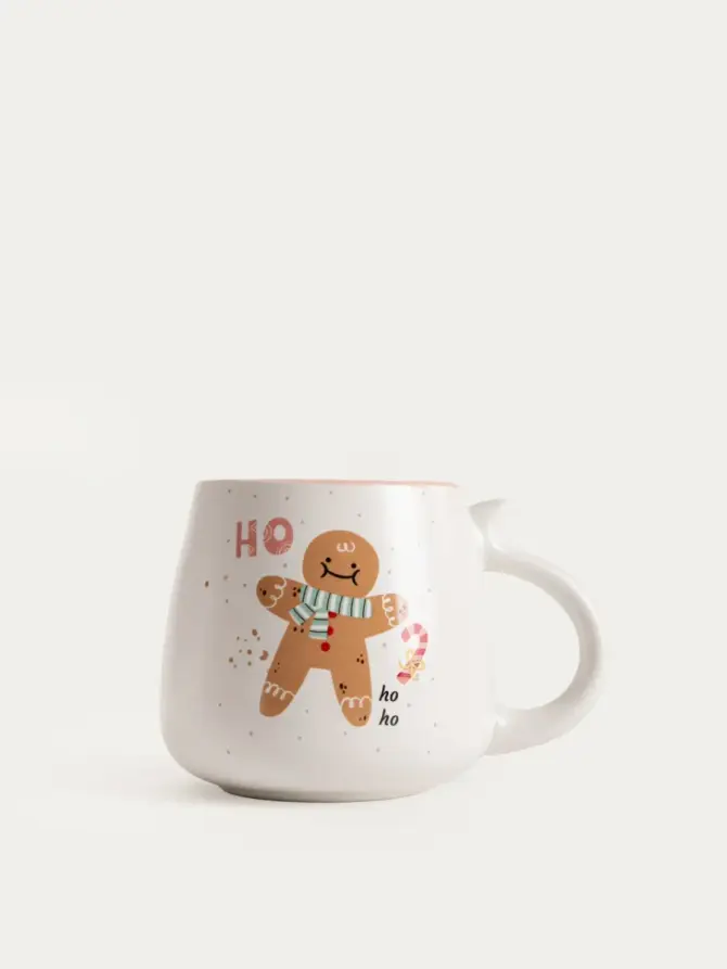 Zestaw kubków PASTELLIA porcelanowych z domkiem i ciastkiem, 2 szt. 0,4 l