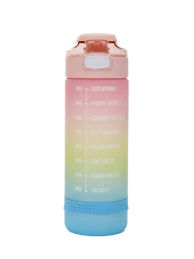 Butelka bidon OMBRE różowo-niebieska 700 ml