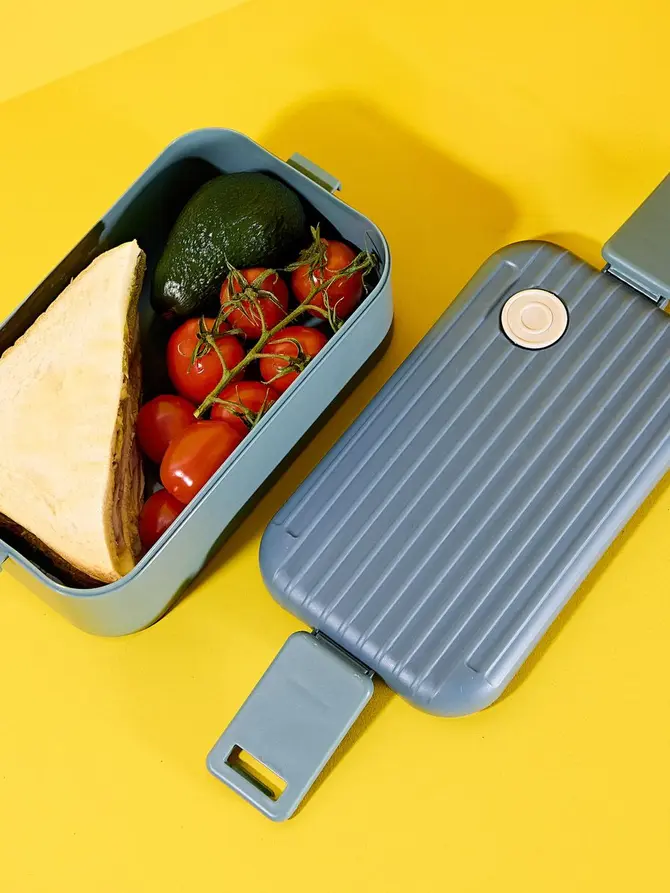 Lunchbox POPPIE niebieski 1.10