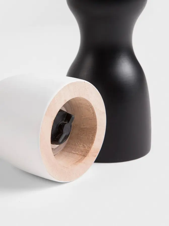 Zestaw młynków NEWGRIND 2 szt., biały i czarny 15,5 cm