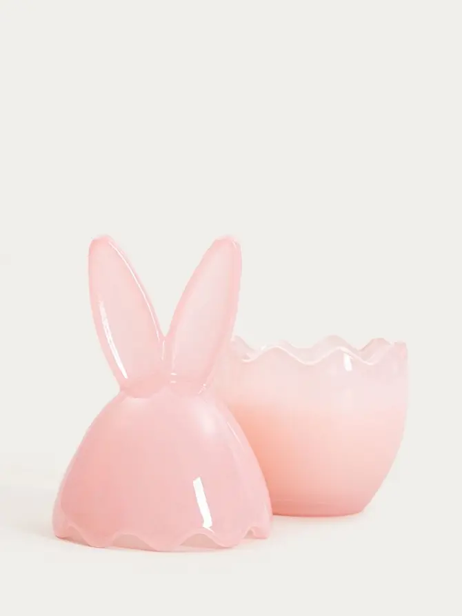 Świeca zapachowa RABBIT różowa 100g