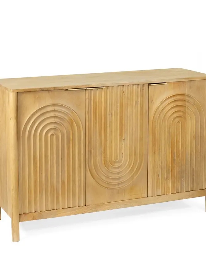 Komoda SURAT lite drewno mango 121x40x80 cm