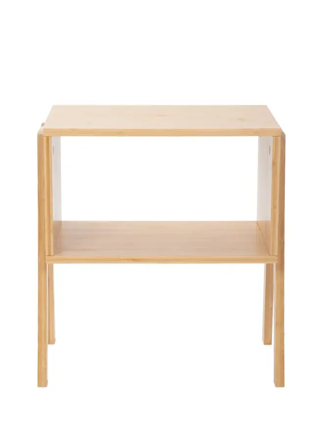Szafka nocna SLUMBER bambusowy naturalny 42x29x42 cm