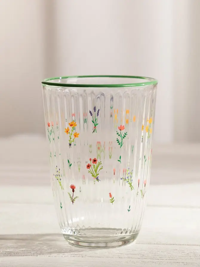 Szklanka GARDINO wysoka w kwiaty 0,38 l