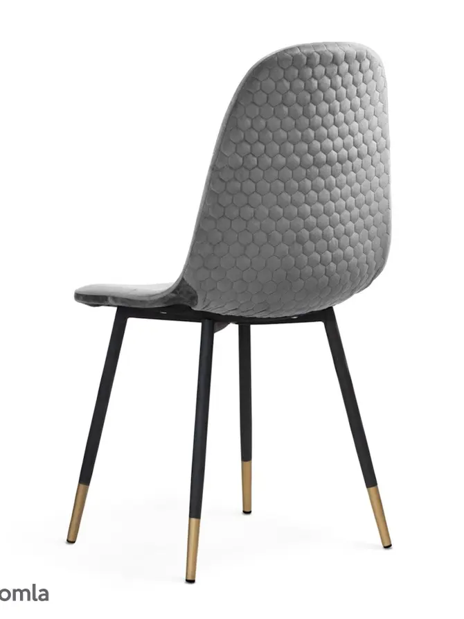 EC Szare krzesło NOIR ROU 87x44cm ALL 926802