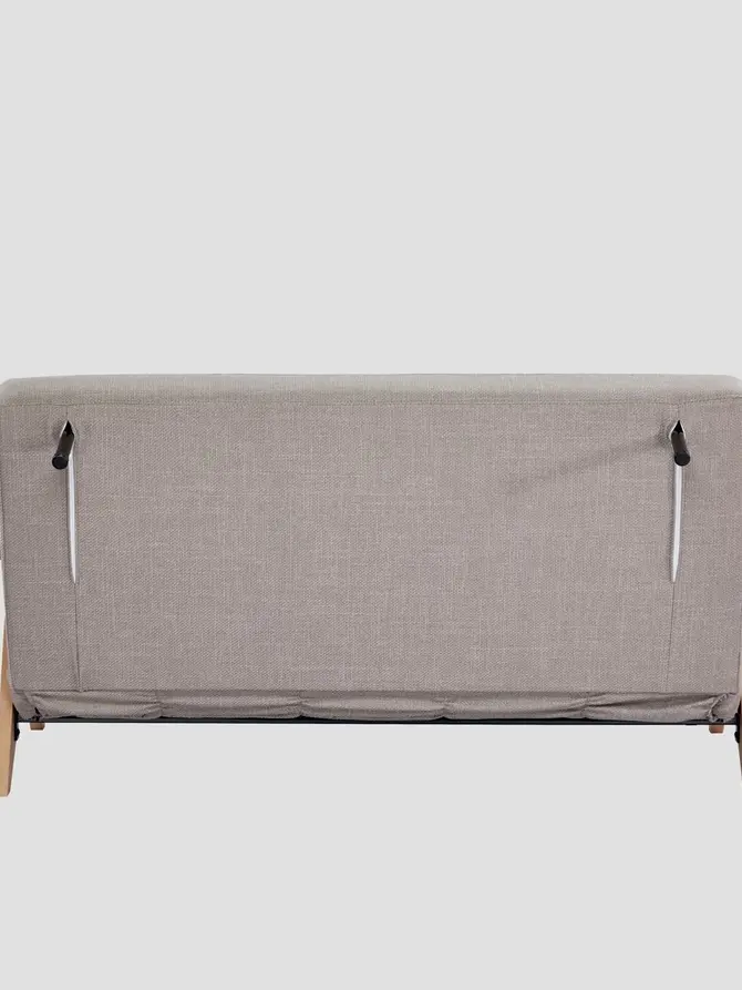 Sofa CALORE 2-osobowa, z funkcją spania beżowa 157x90x82 cm