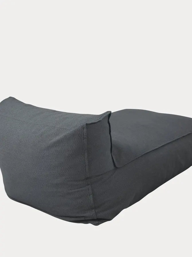 Leżanka BAGSY szara 95x175x80 cm