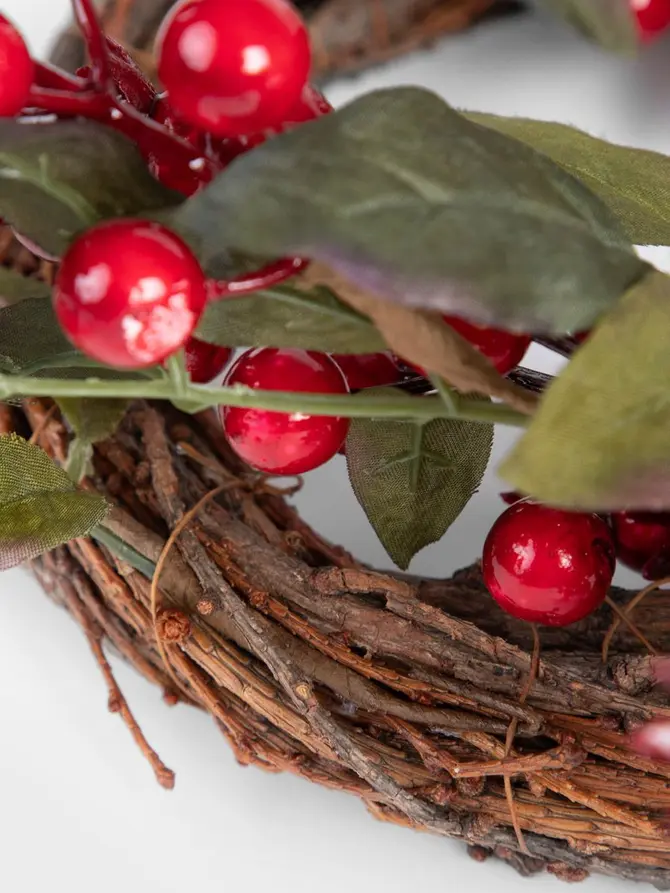 Wieniec RUBY HAWTHORN czerwony 40 cm