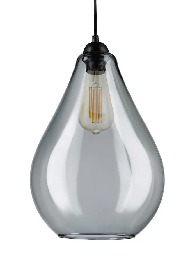 Lampa MISTE wisząca grafitowa 24x24x180 cm
