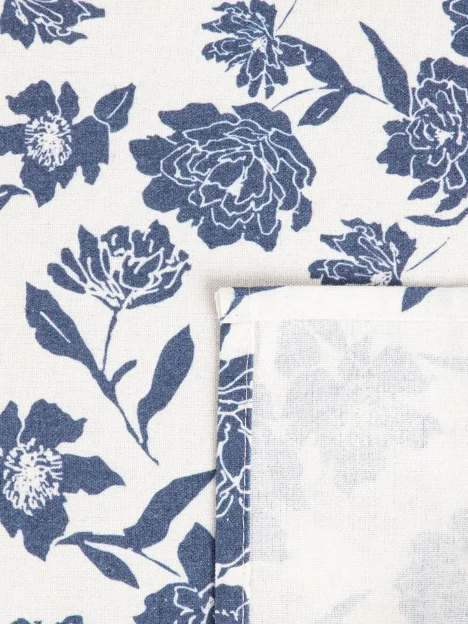 Bieżnik FLORAL HAMPTONS z kwiatowym wzorem 40x160