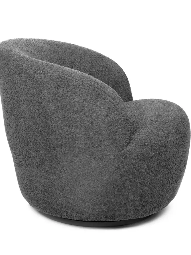 Fotel SVINGEN obrotowy szary 65.5x77x69cm