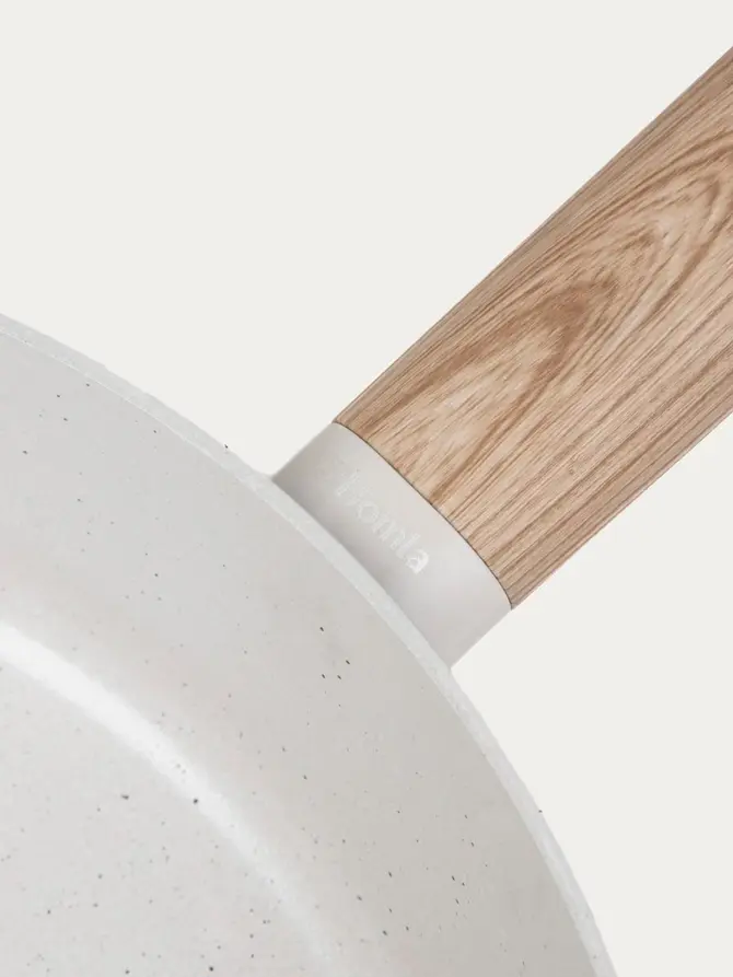 Patelnia LOREBURN z powłoką ceramiczną śmietankowa 28 cm