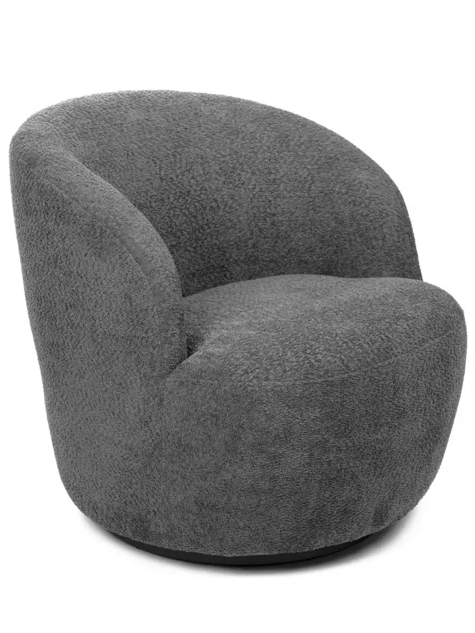 Fotel SVINGEN obrotowy szary 65.5x77x69cm