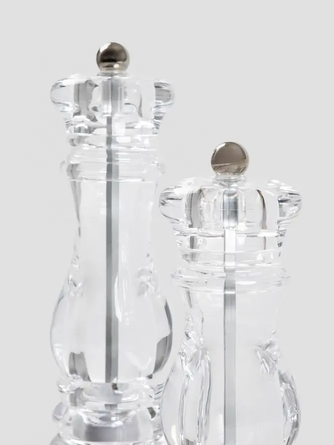 Zestaw młynków HALLAIS 2 szt., akrylowe 20cm i 16cm