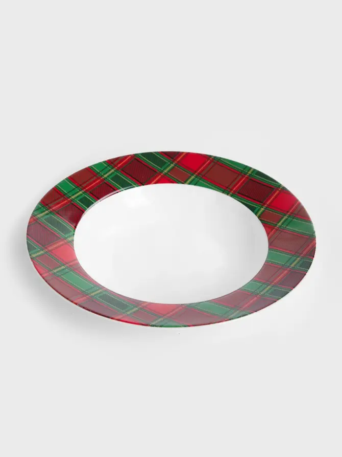 Talerz TARTAN głęboki 20 cm