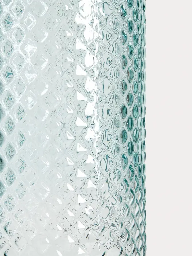 Wazon MIKKA transparentny ze szkła z recyklingu 45 cm