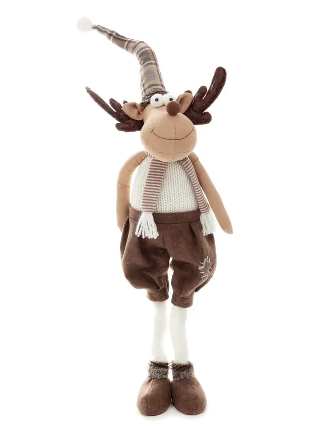 Skrzat SARINO renifer beżowy stojący 81 cm