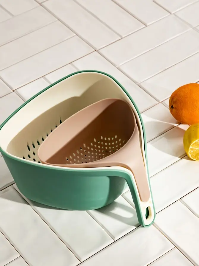Zestaw mis EASY COOK z durszlakiem 3 el