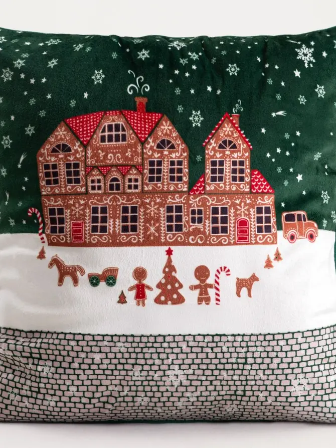 Poszewka LAPLAND w domki 45x45 cm