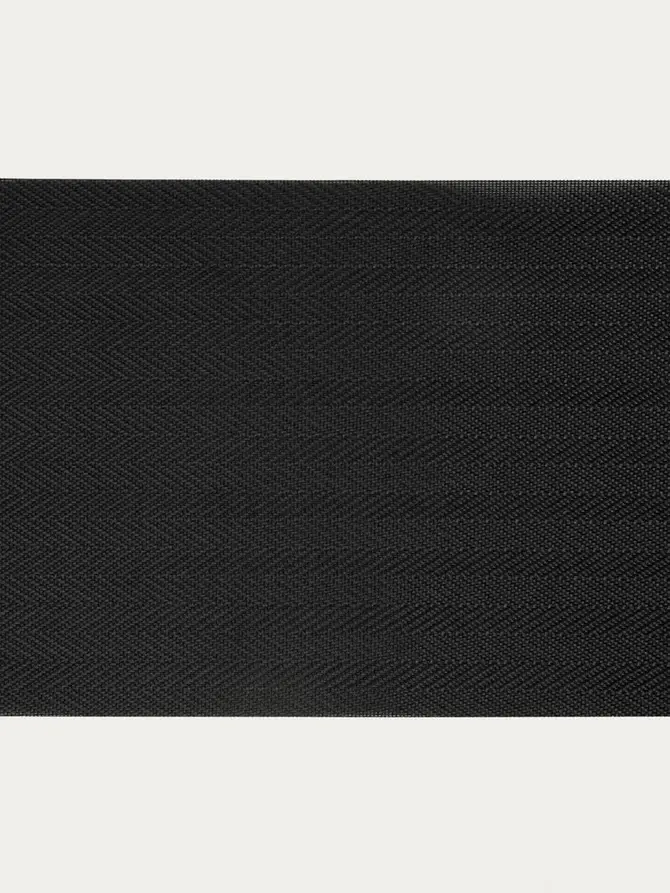 Maty stołowe CLASIC czarne, zestaw 2szt. 30x45 cm