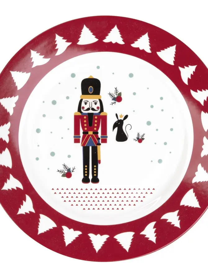 Talerz NUTCRACKER obiadowy nutcracker 27 cm