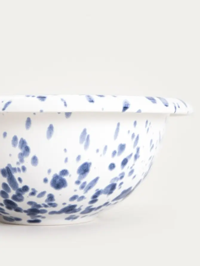 Miska WILORA nakrapiana granatowa 18x7 cm