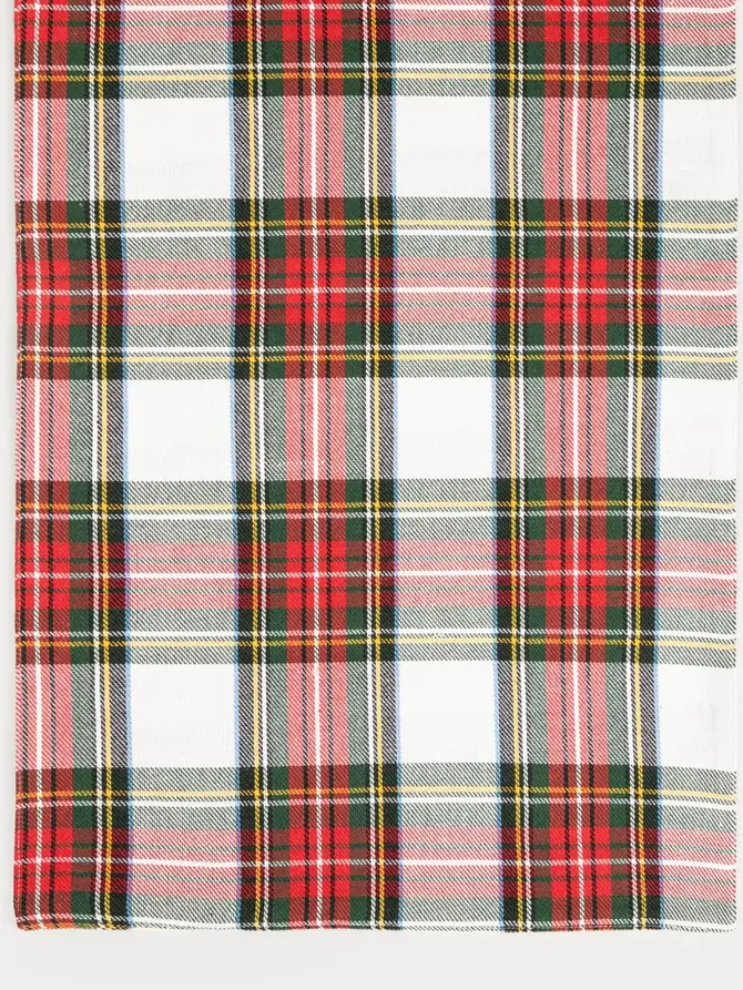 Bieżnik KRAMER bawełniany w kratę 40x160 cm