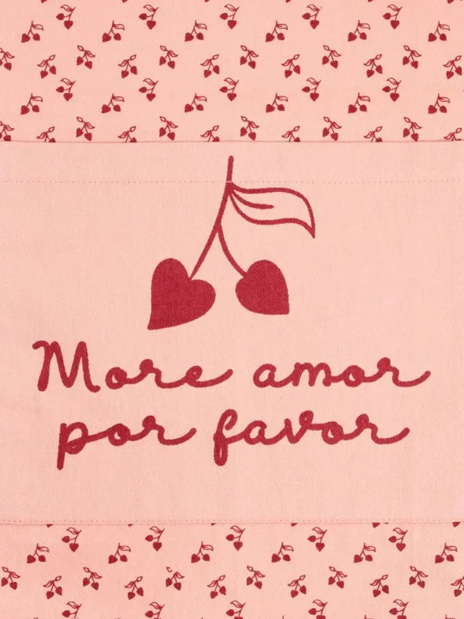 Fartuch kuchenny CHERISH LOVE w wisienki 60x80 cm