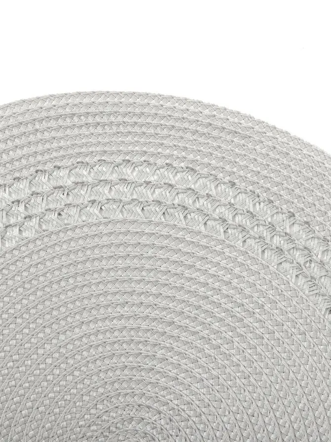 Podkładka do jadalni TRINA okrągła szara 38 cm