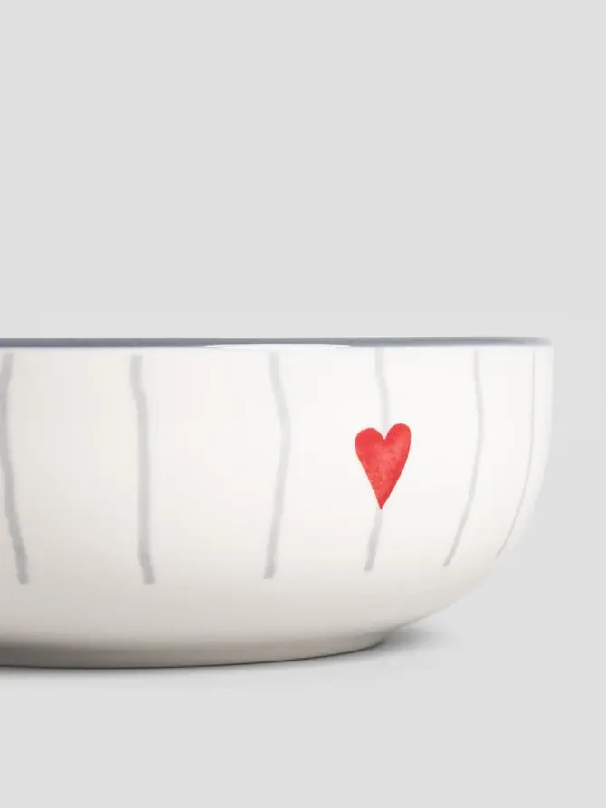 Miska LOVELY LIFE w szerokie paski 15 cm