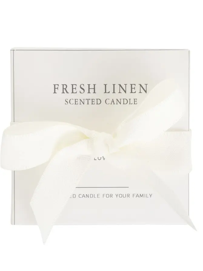 Kominek ceramiczny FIRES z woskiem Fresh Linen 10x12,5 cm 22G
