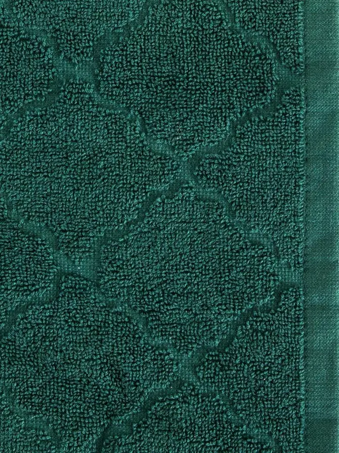 Ręcznik SAMINE Zielony z marokańską koniczyną 70x130 cm