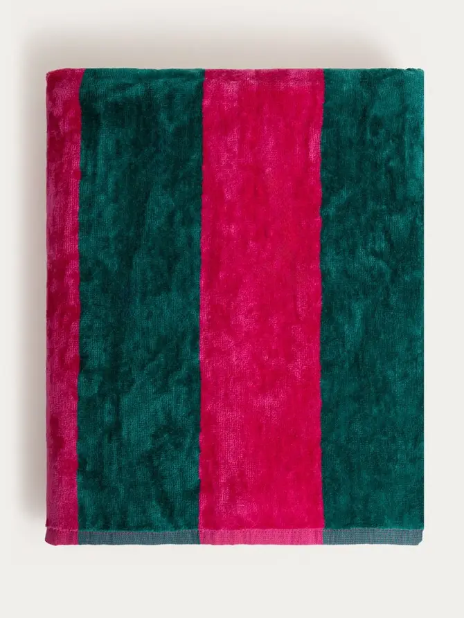 Ręcznik plażowy RAYAS welurowy 100x150 cm